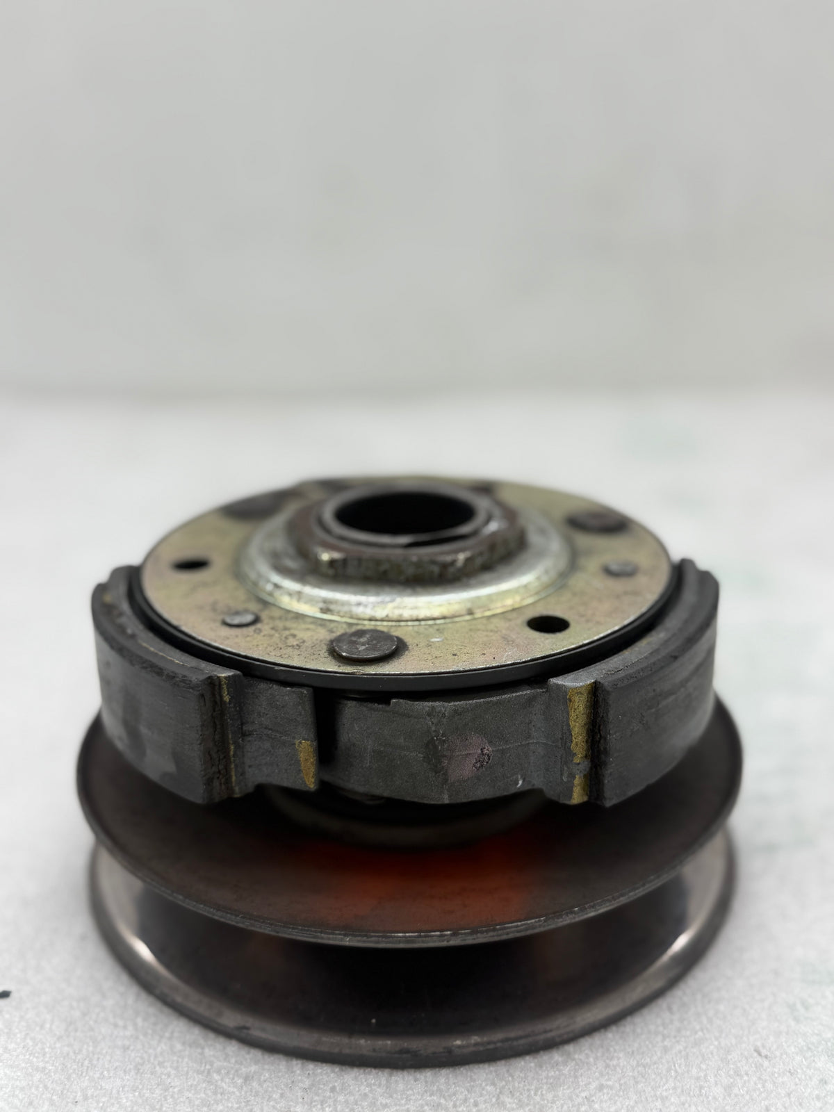 Piaggio 125 koppeling set dubbelgelagerd met rode trekveren