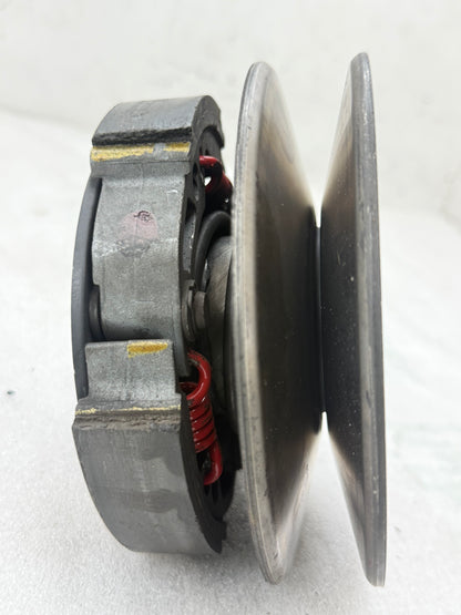 Piaggio 125 koppeling set dubbelgelagerd met rode trekveren