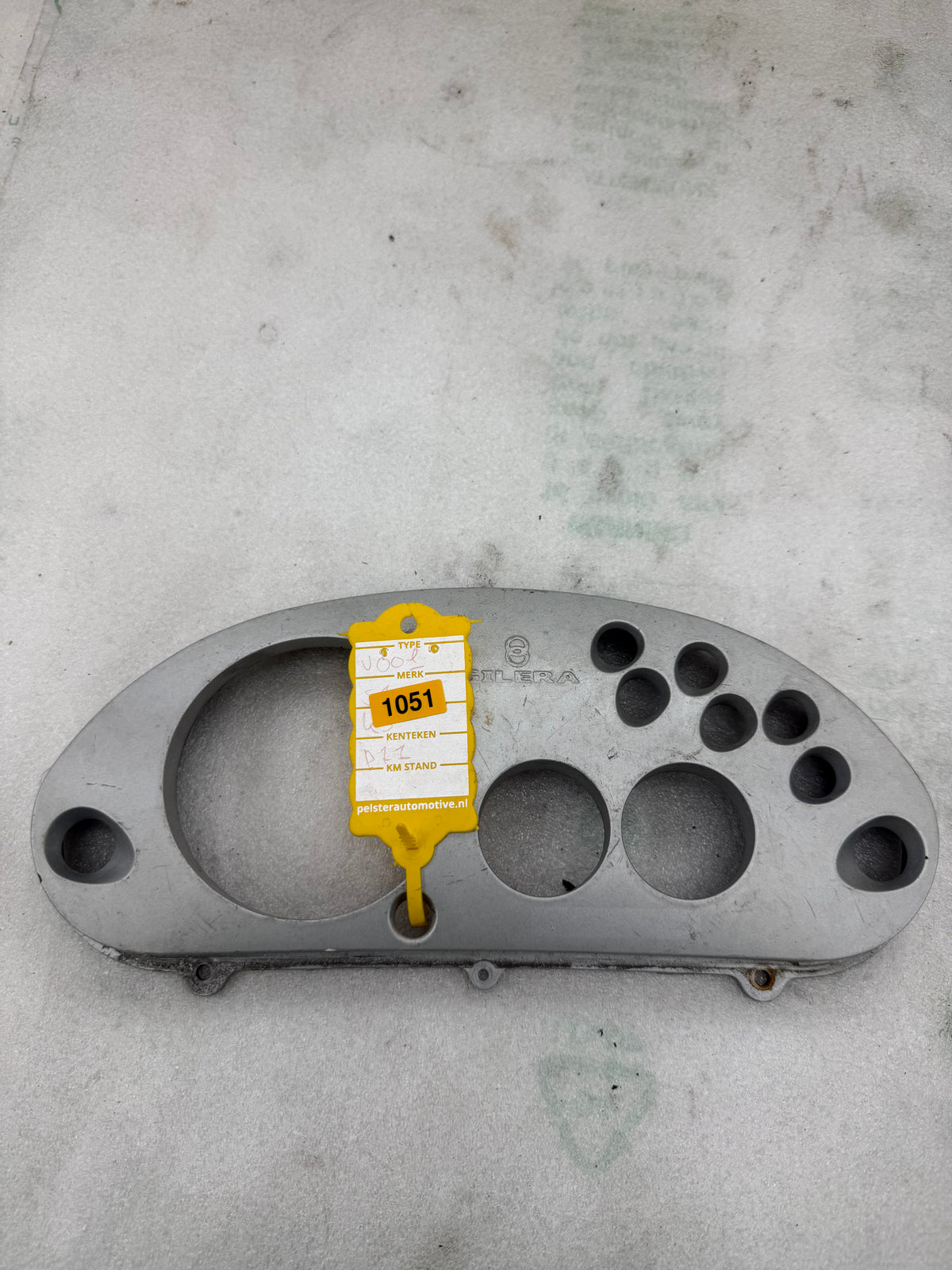 Gilera Runner DD tellerplaat origineel grijs