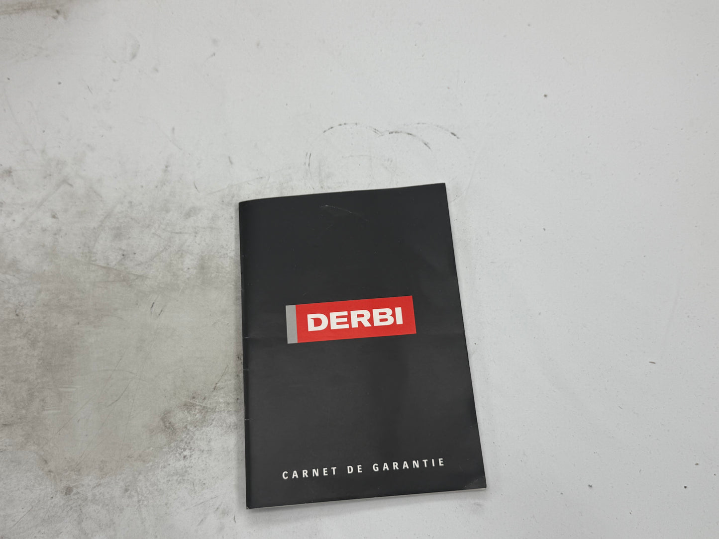 Derbi garantie boekje vintage