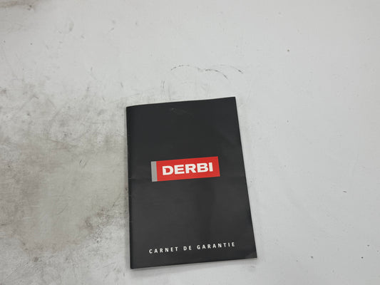 Derbi garantie boekje vintage
