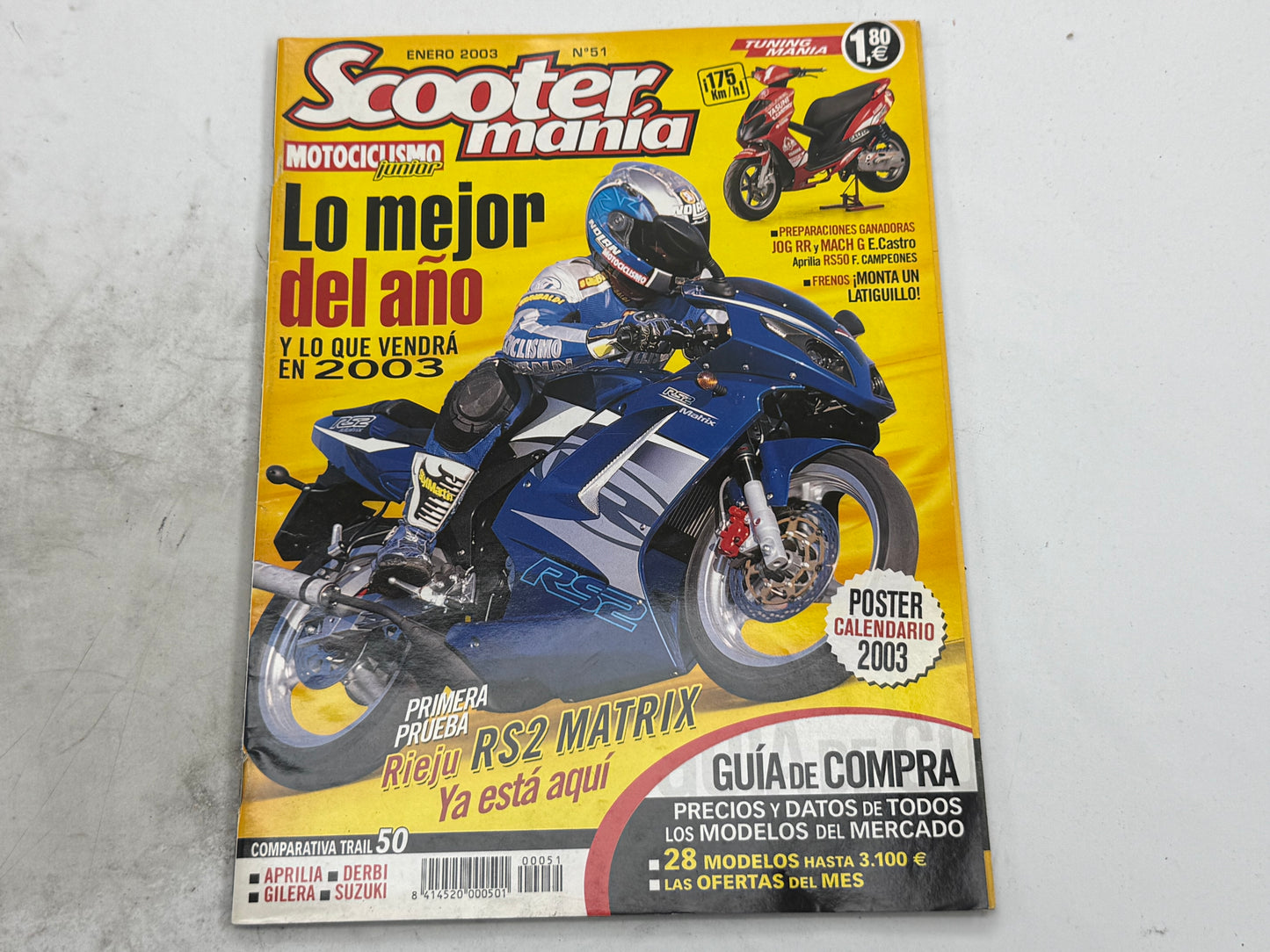 Scooter magazine met oa gilera runner , skipper lx , Italjet dragster 180 vintage