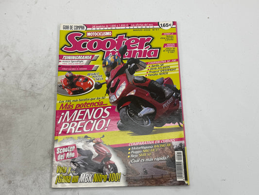 Scooter magazine met oa Piaggio Skipper ST, Gilera Ice , Yamaha Aero , Aprilia SR vintage