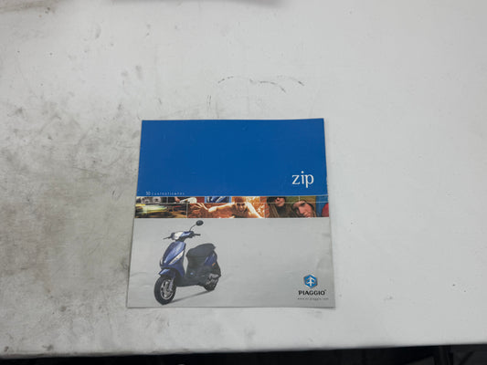 Piaggio zip 2000 reclame blaadje vintage