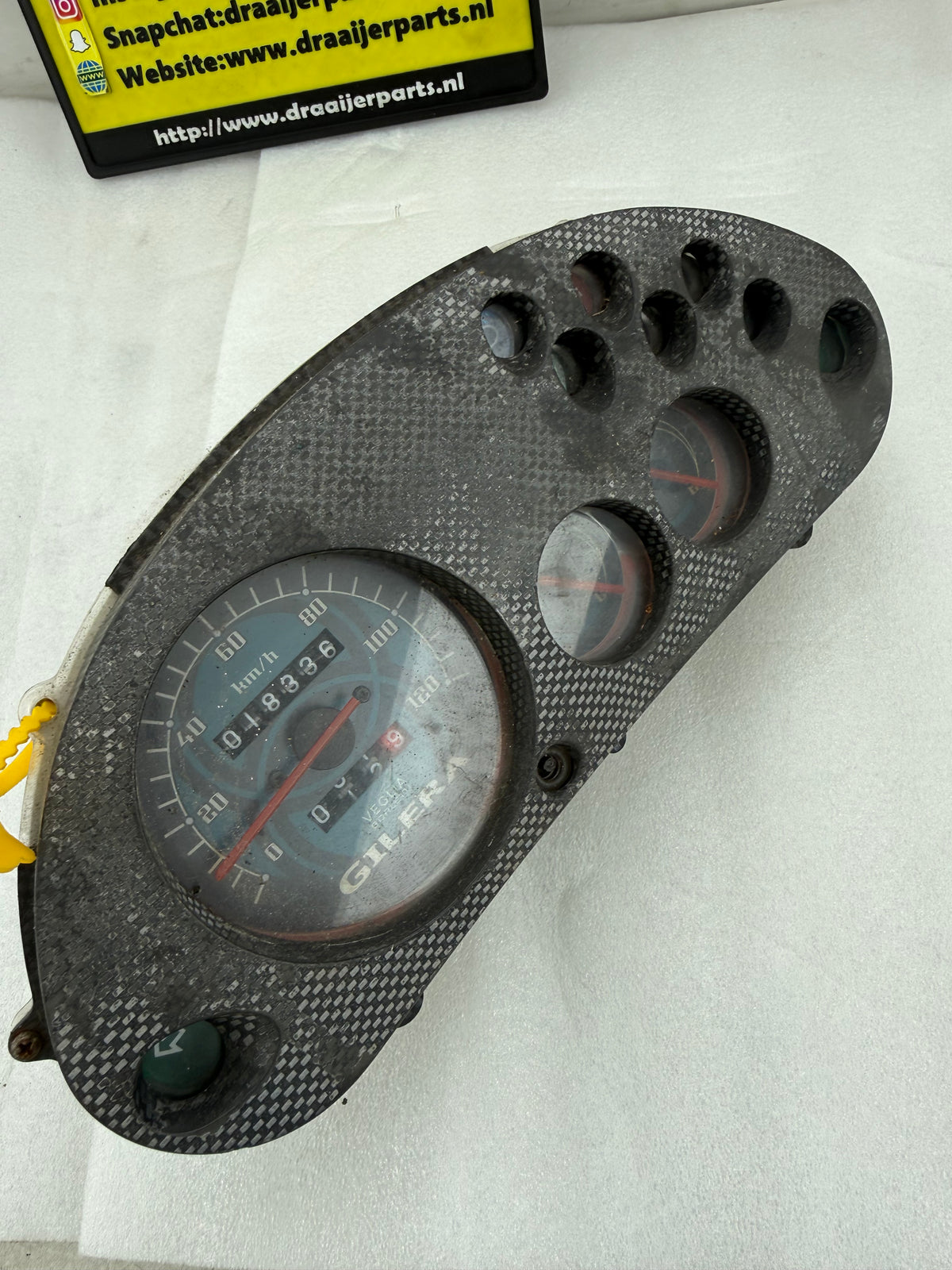 Gilera Runner DD SP Teller met carbon tellerplaat 160kmh 125cc 180cc