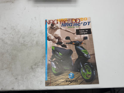 Piaggio NRG reclame boekje vintage