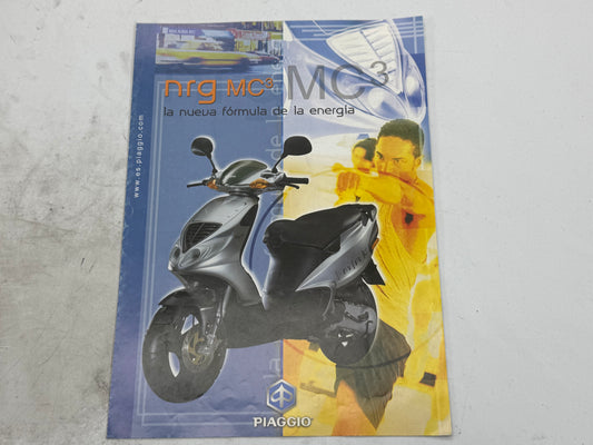Piaggio NRG MC3 reclame boekje vintage