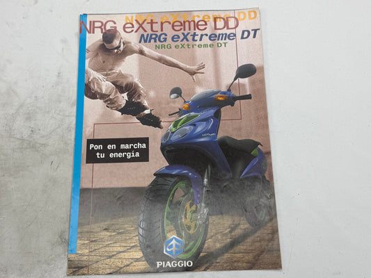 Piaggio NRG eXtreme DD reclame boekje vintage