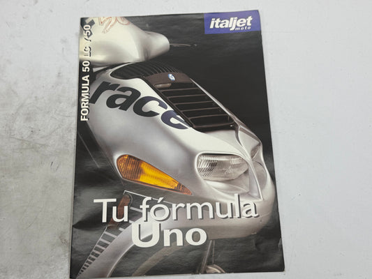Italjet Formula 50 reclame boekje vintage
