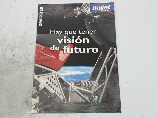 Italjet Dragster reclame boekje vintage