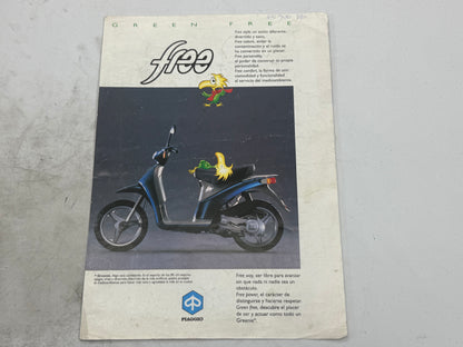 Piaggio FREE reclame blaadje vintage