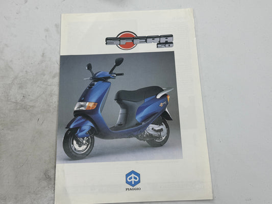 Piaggio Sfera 50 reclame blaadje vintage