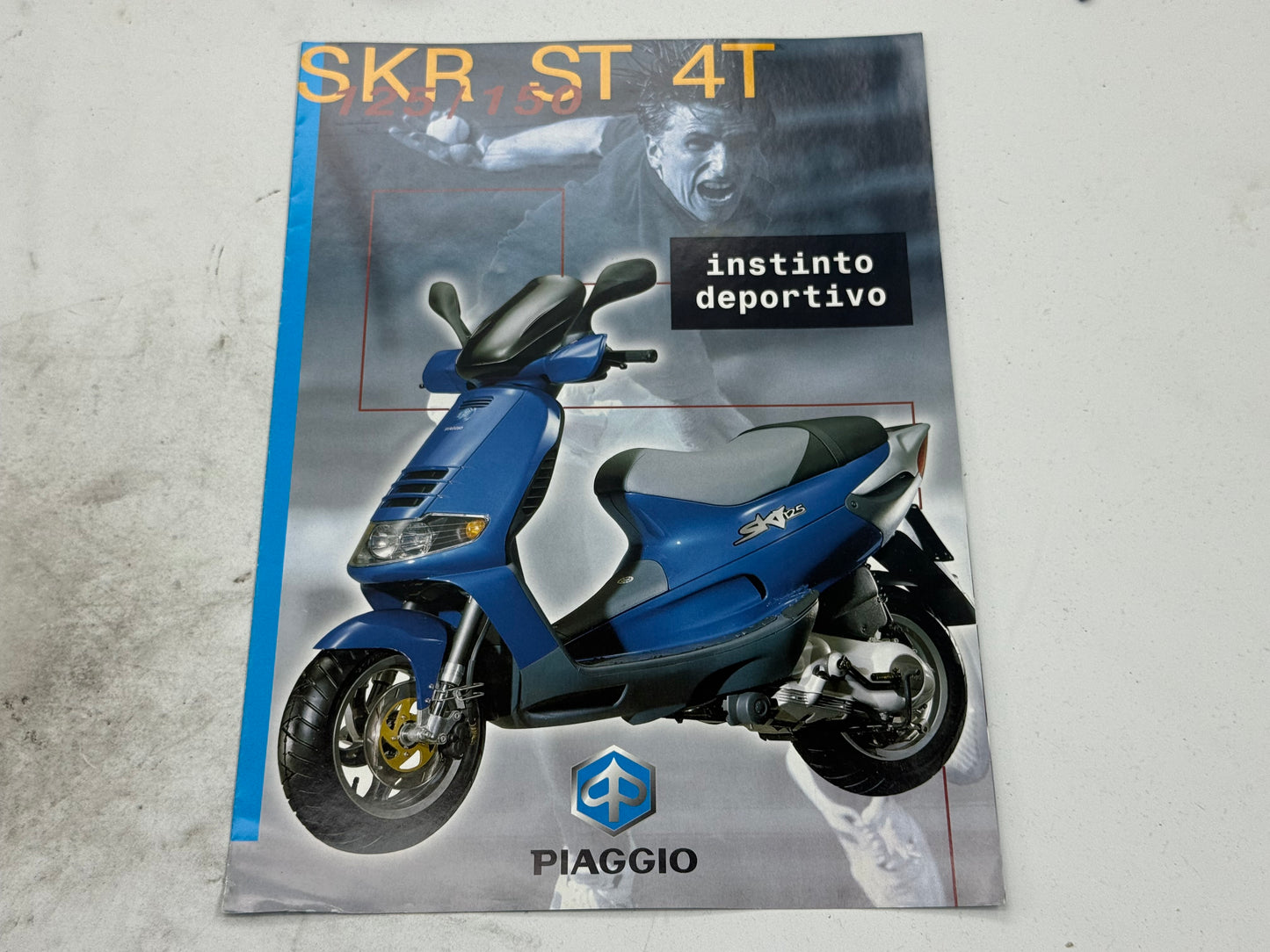 Piaggio Skipper ST 125 4t reclame boekje vintage