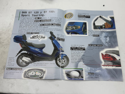Piaggio Skipper ST 125 4t reclame boekje vintage