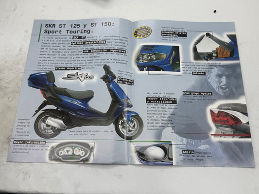 Piaggio Skipper ST 125 4t reclame boekje vintage
