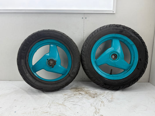 Piaggio Zip Type 1 turqoise velgenset 50cc