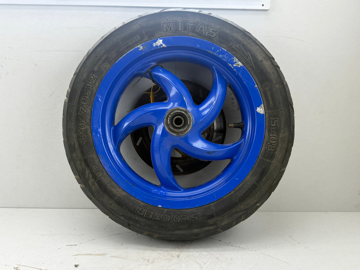Gilera Runner SP voorwiel blauw 125cc 180cc