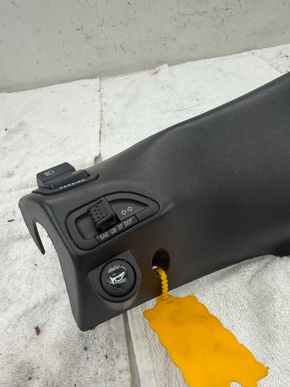 Gilera Runner binnen stuurkap zwart gespoten