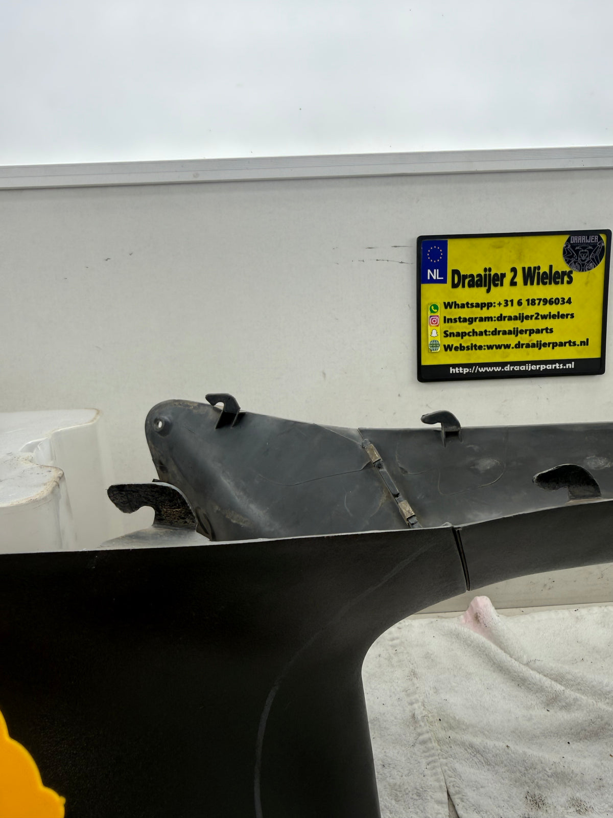 Gilera Runner binnenkappen zwart gespoten
