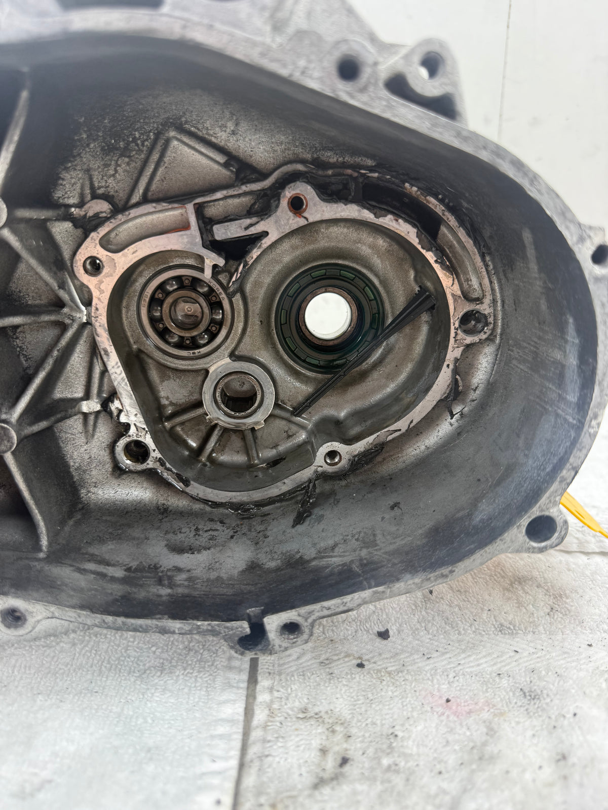 Gilera Runner M08 DD carters bijgewerkt voor groter membraam