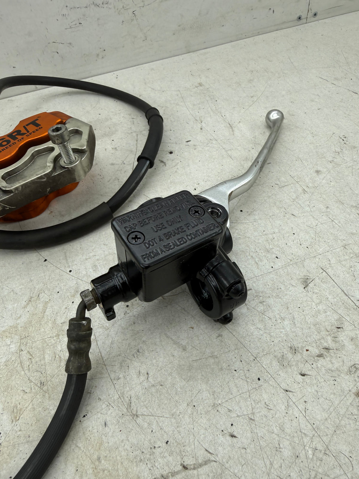 Gilera Runner voorremsysteem met stage 6 big brake klauw 125cc 180cc