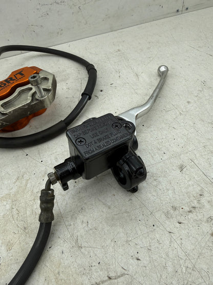 Gilera Runner voorremsysteem met stage 6 big brake klauw 125cc 180cc