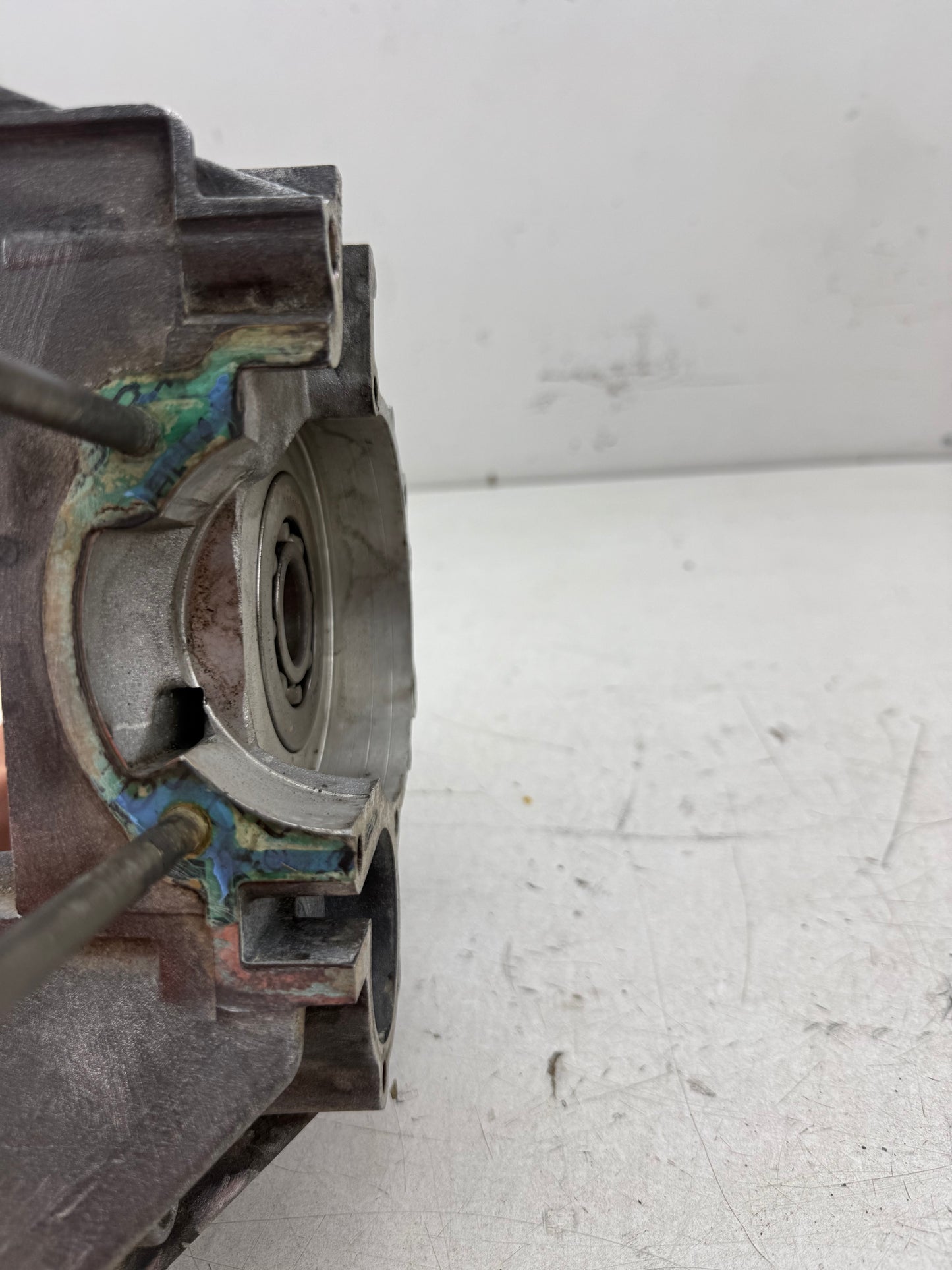 Gilera Runner 180cc M08 DD rechter carterhelft uitlaatkant
