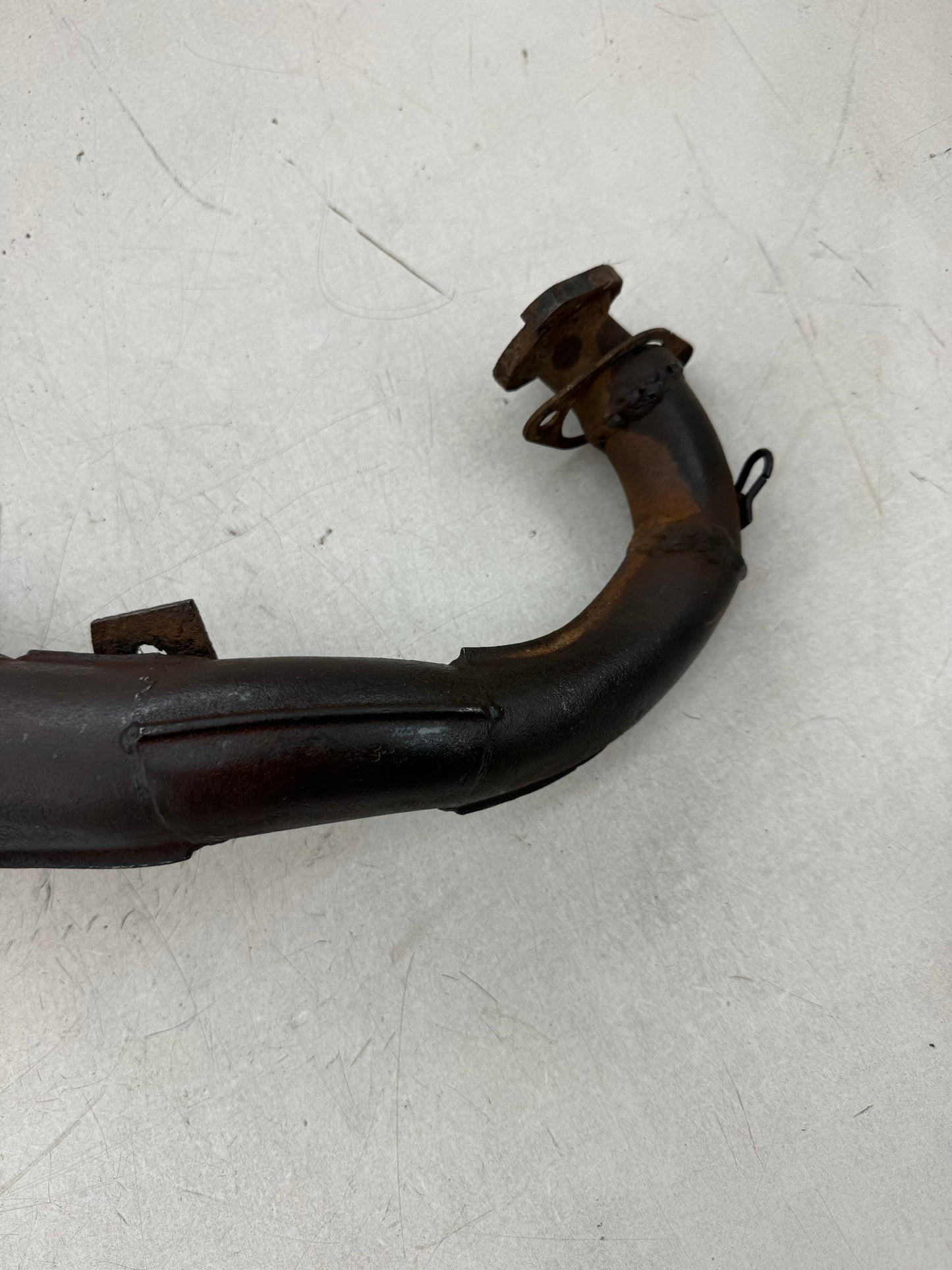 Piaggio uitlaat leovince handmade terugloop 125cc 180cc