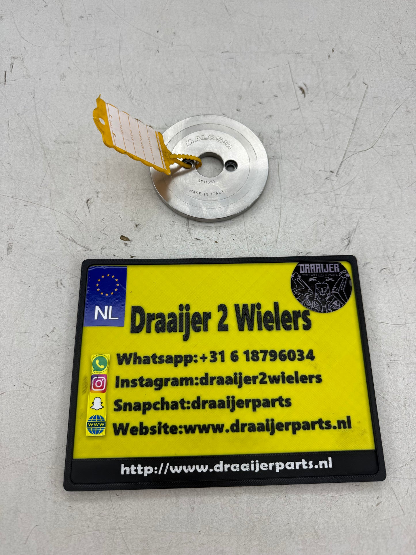 Malossi HPI verzwaringsplaat