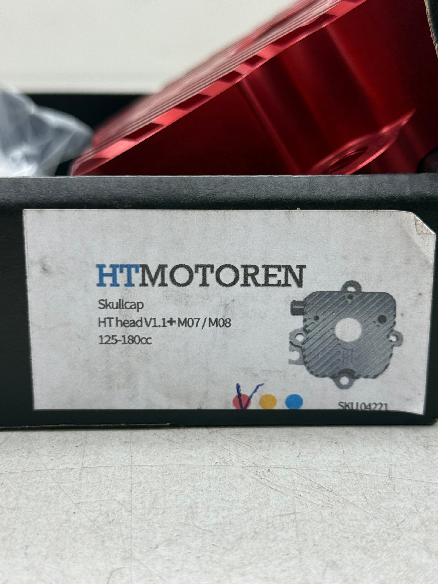 Piaggio LC buitenkop HT Tuning rood V1.1 nieuw
