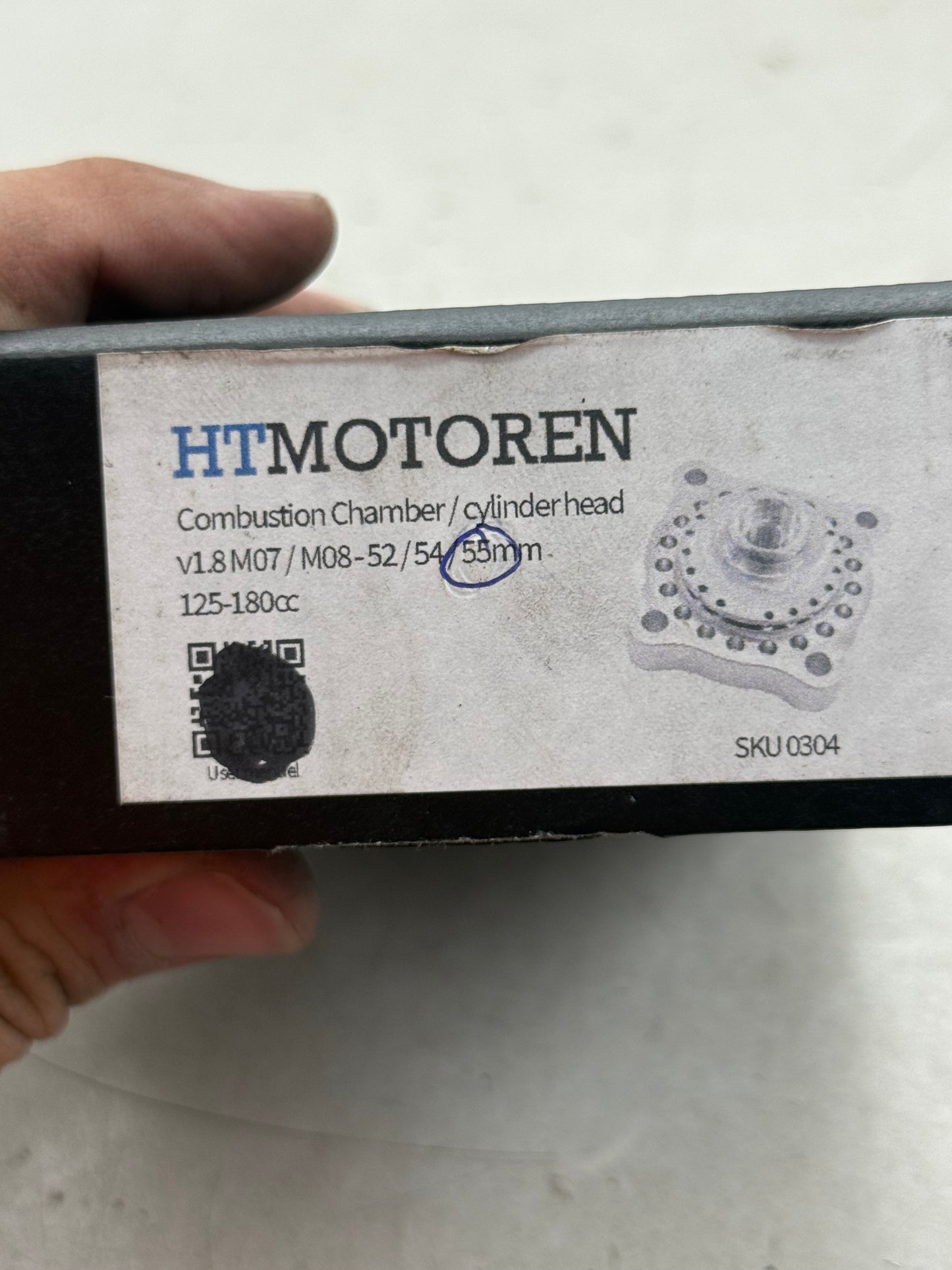 Piaggio LC binnenkop HT Tuning 55 slag V1.8 nieuw