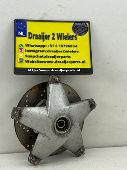 Piaggio Skr voorwiel ster / naaf met remschijf 80cc 125cc 150cc