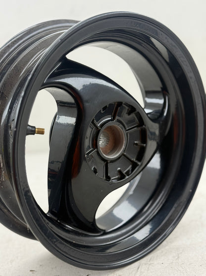 Piaggio TPH achtervelg glans zwart 100mm 50cc 80cc