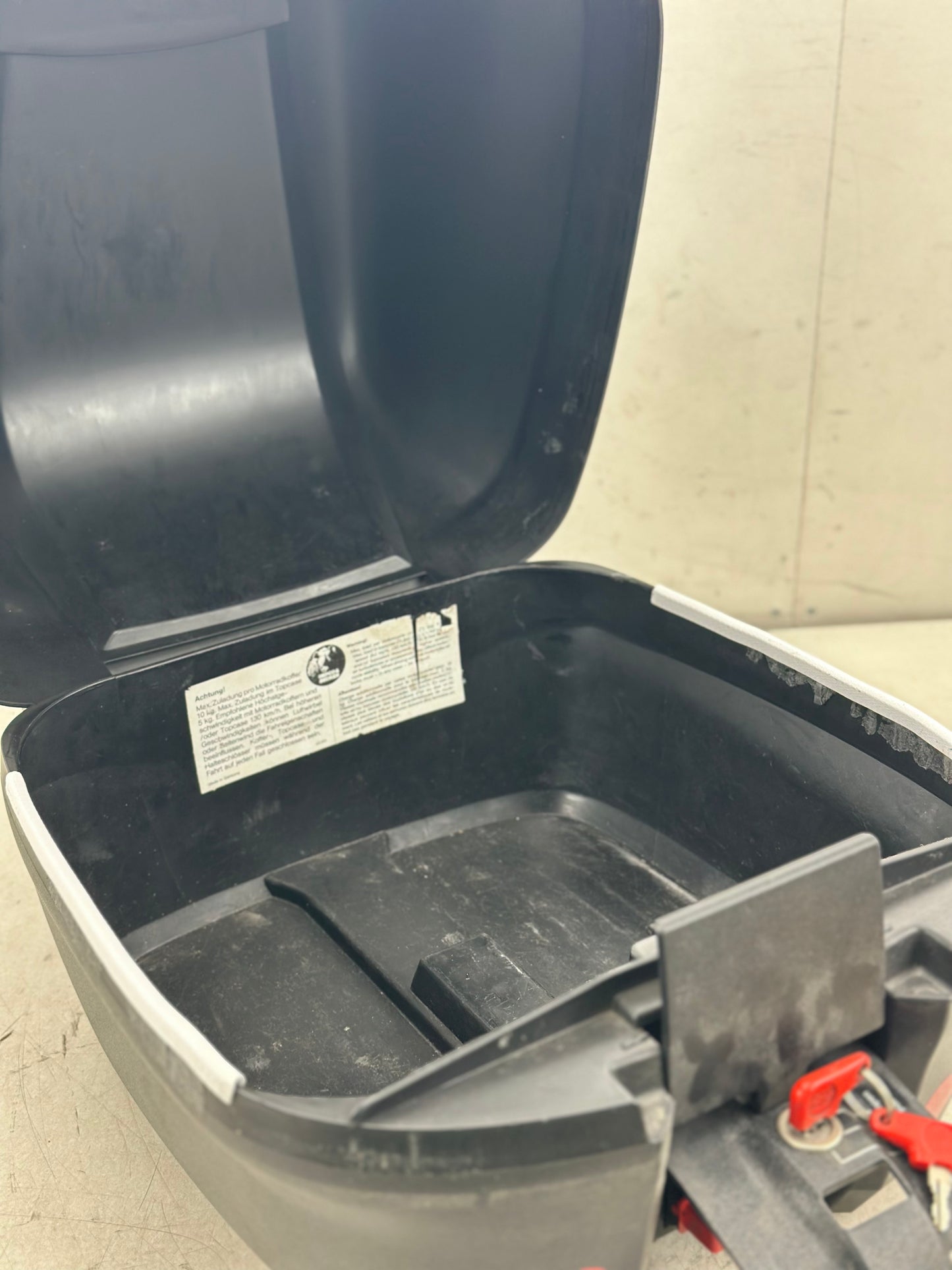 Gilera Runner koffer met sleutel