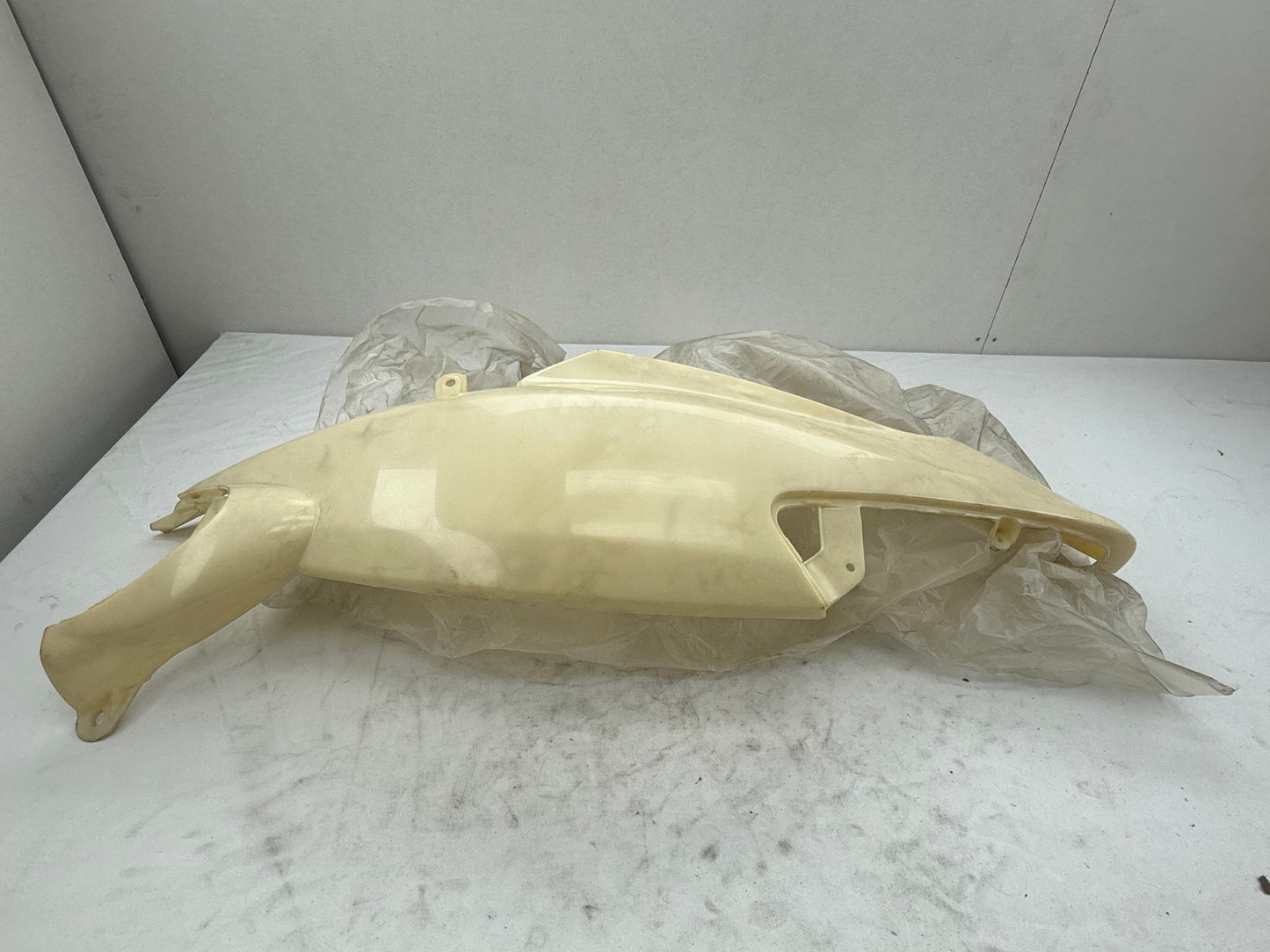 Piaggio NRG MC3 left rear panel unpainted NOS