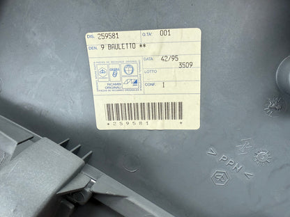 Piaggio Zip leg shield box grey NOS
